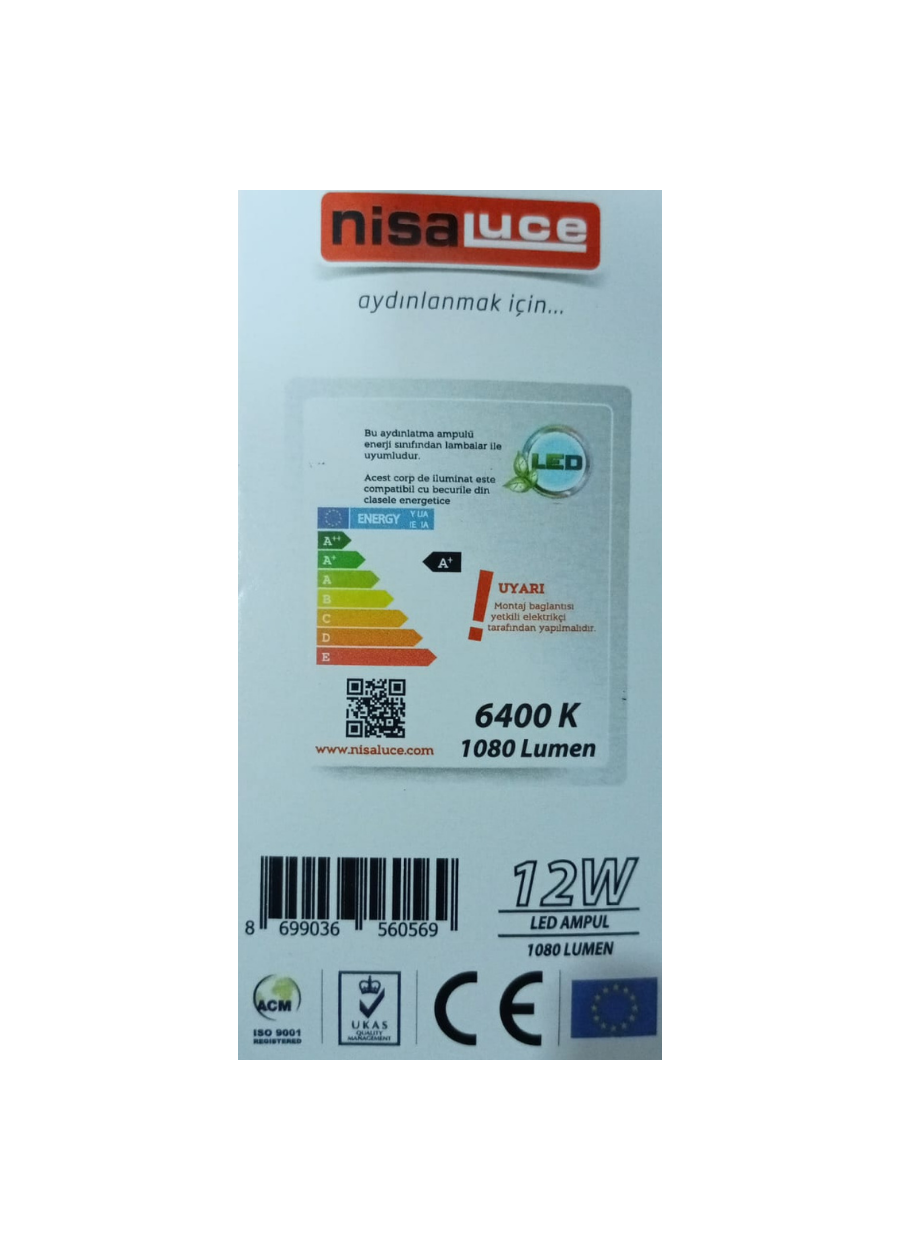 Led%20Ampul%2012W%20Beyaz%20Işık